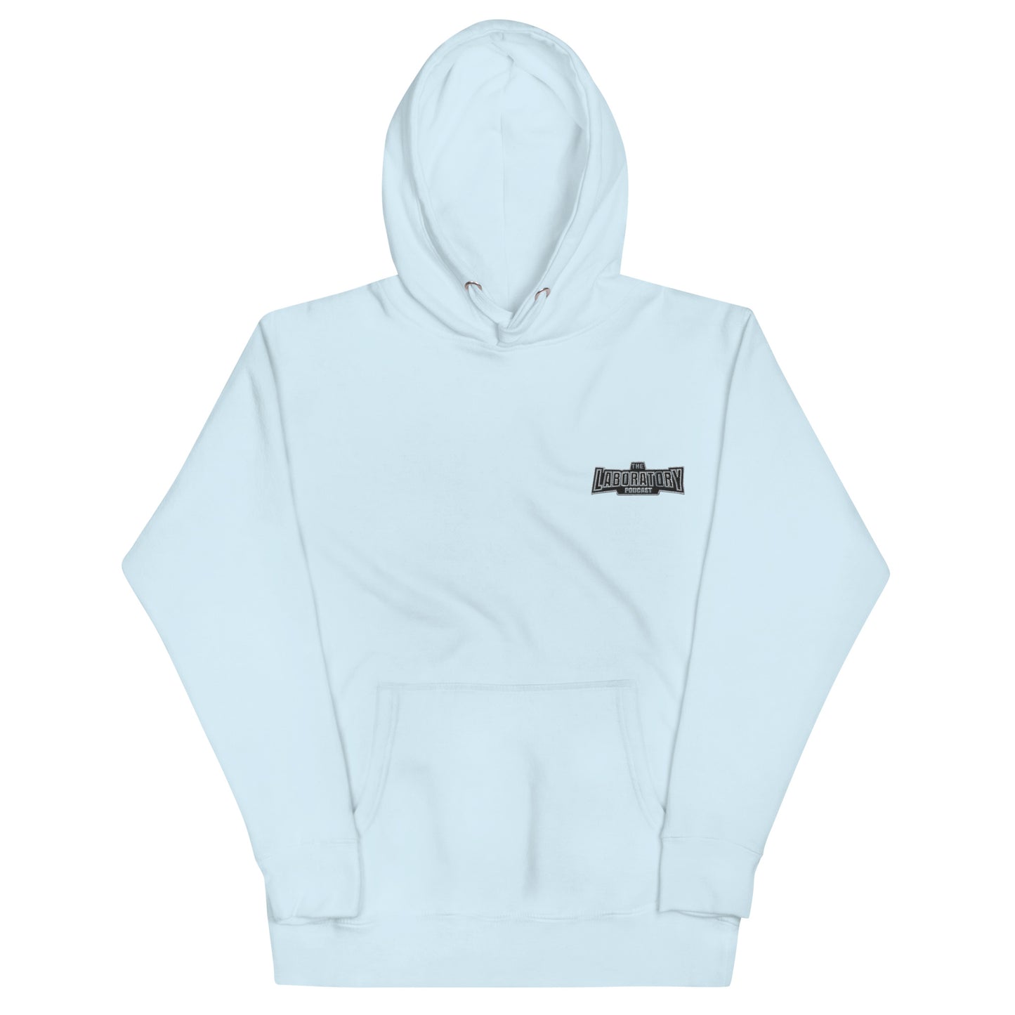 The Lab Black Logo Embroidered Hoodie