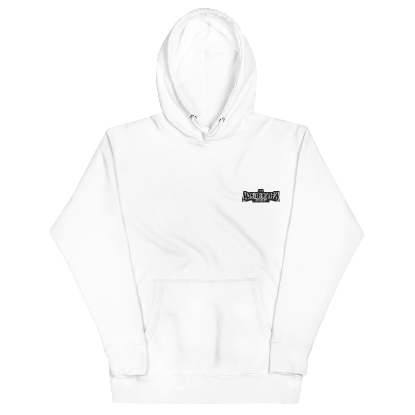 The Lab Black Logo Embroidered Hoodie